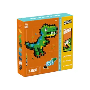 Plus Plus T Rex Puzzle By Number